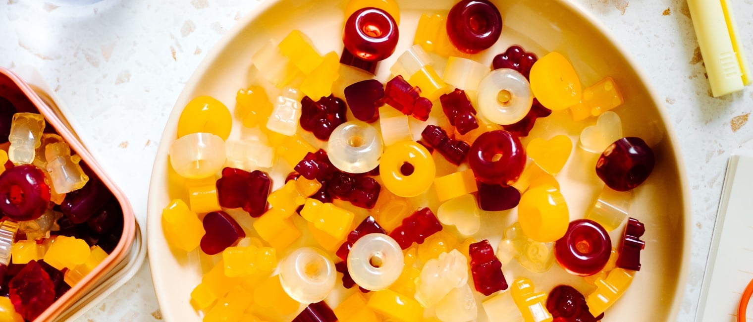 Selbstgemachte Fruchtgummis