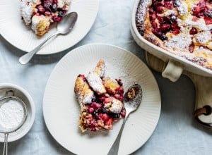 Grießauflauf mit Skyr und Beeren 
