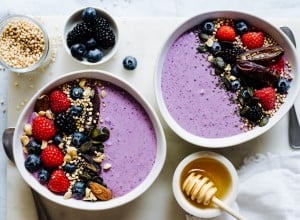 Skyr-Bowl mit Heidelbeeren 