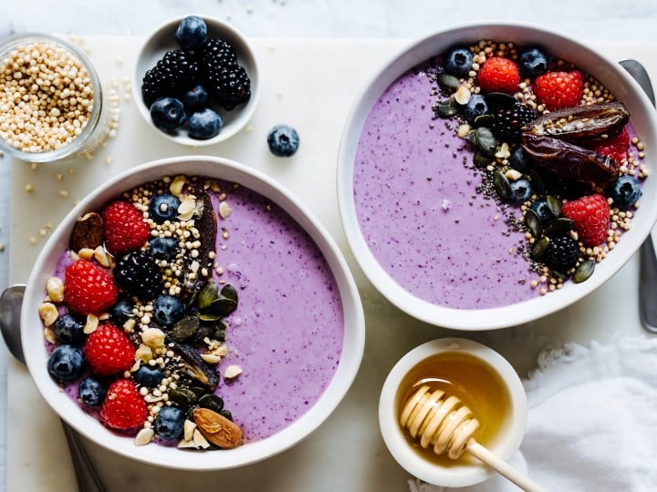 Skyr-Bowl mit Heidelbeeren 