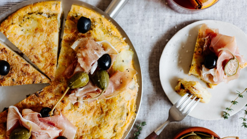 spanisches Kartoffelomlett