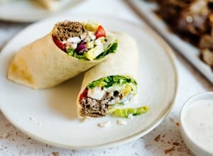 Backpapier-Kebab (Dürüm) 