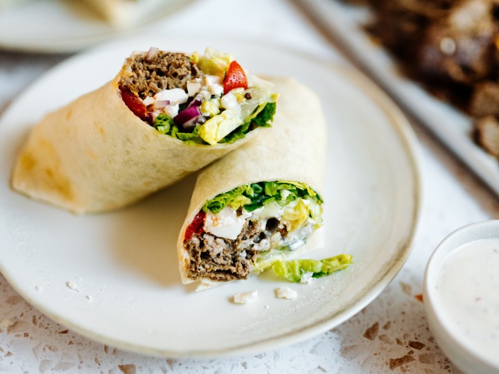 Backpapier-Kebab (Dürüm) 