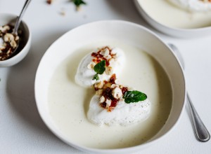 Schneenockerl in Kanari-Milch 