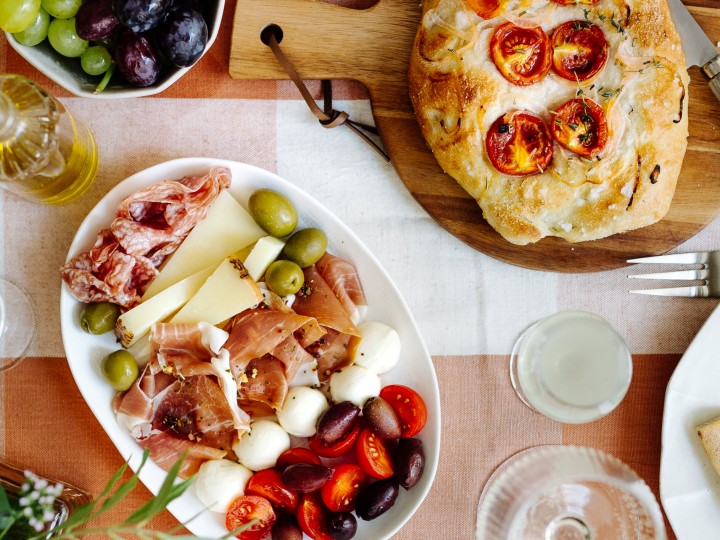 Pizza-Antipasti und Dolce Header