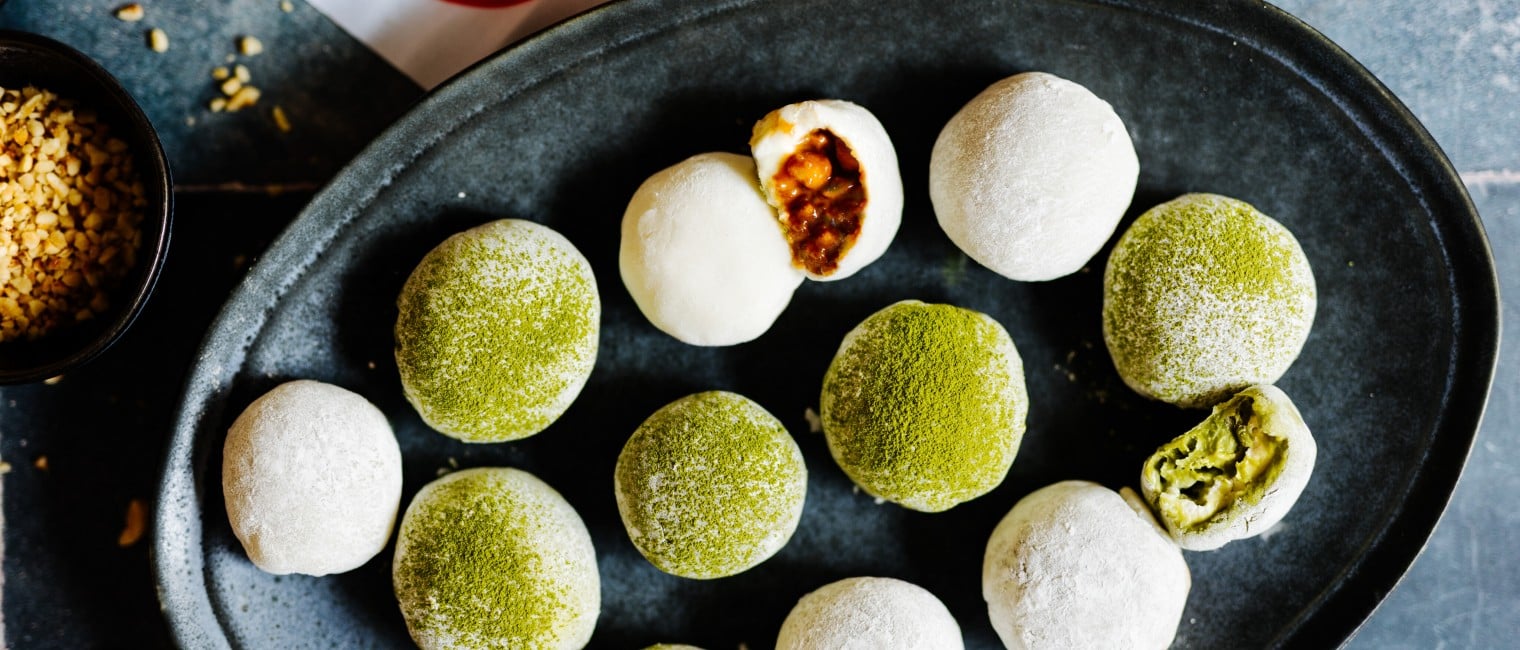 Ein Bild von japapnischen Mochis