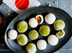 Ein Bild von japapnischen Mochis