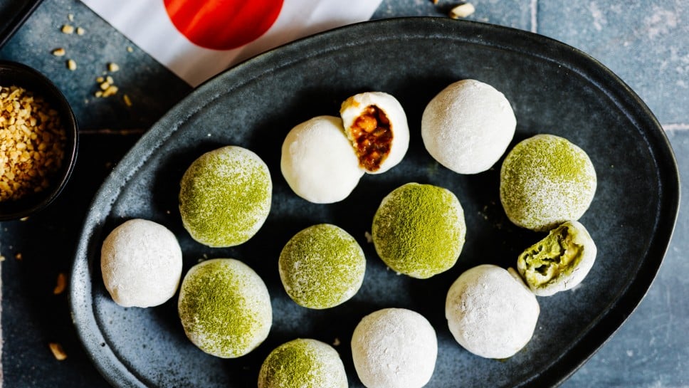 Ein Bild von japapnischen Mochis