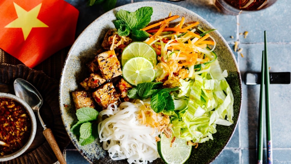 Ein Bild von Reisnudelsalat