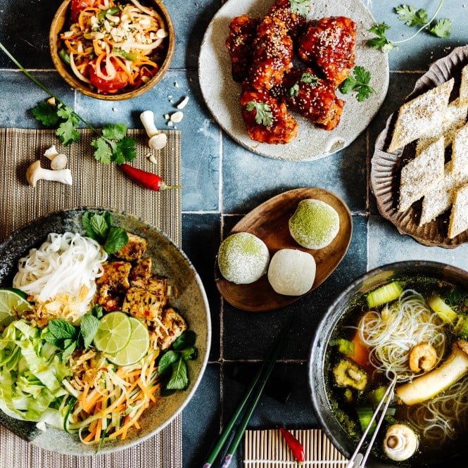 Ein Bild von asiatischen Rezepten