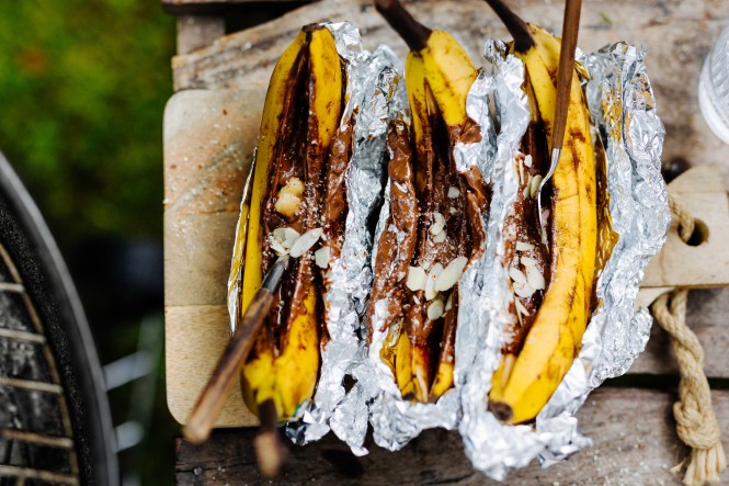Grill Banane am Grill