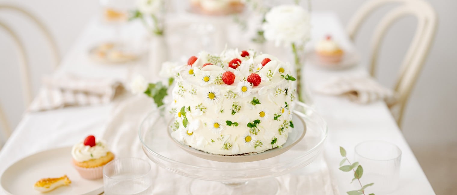 Himbeer-Zitronen Torte