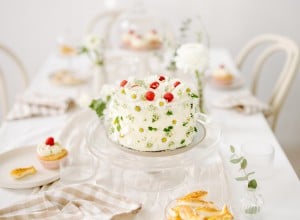 Himbeer-Zitronen Torte