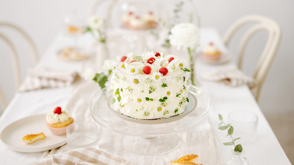 Himbeer-Zitronen Torte