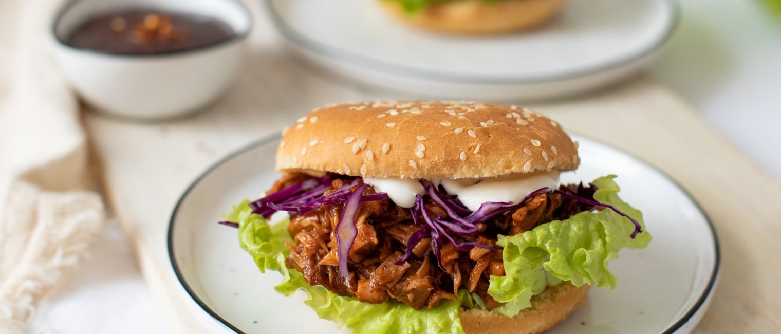 SPAR Mahlzeit Jackfrucht BBQ Burger