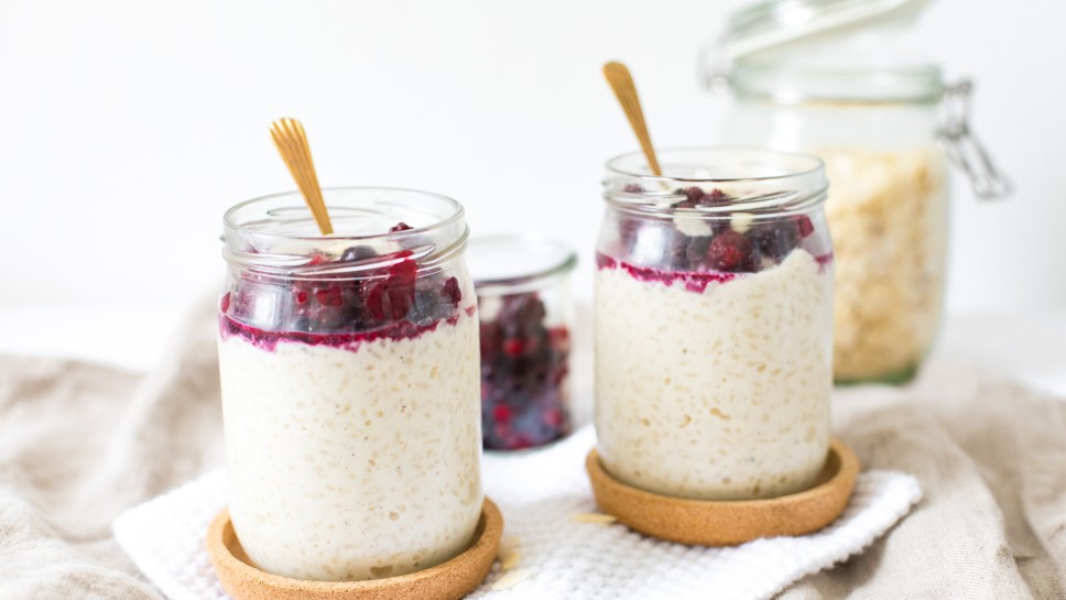 SPAR Mahlzeit Milchreis mit Beerenkompott
