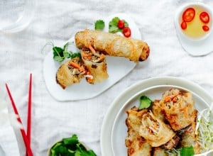 Knusprige Mini-Frühlingsrollen