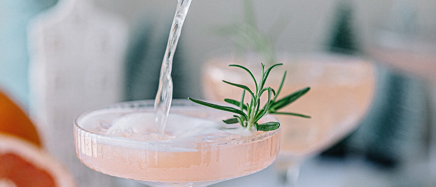 SPAR Mahlzeit Grapefruit-Champagner-Cocktail