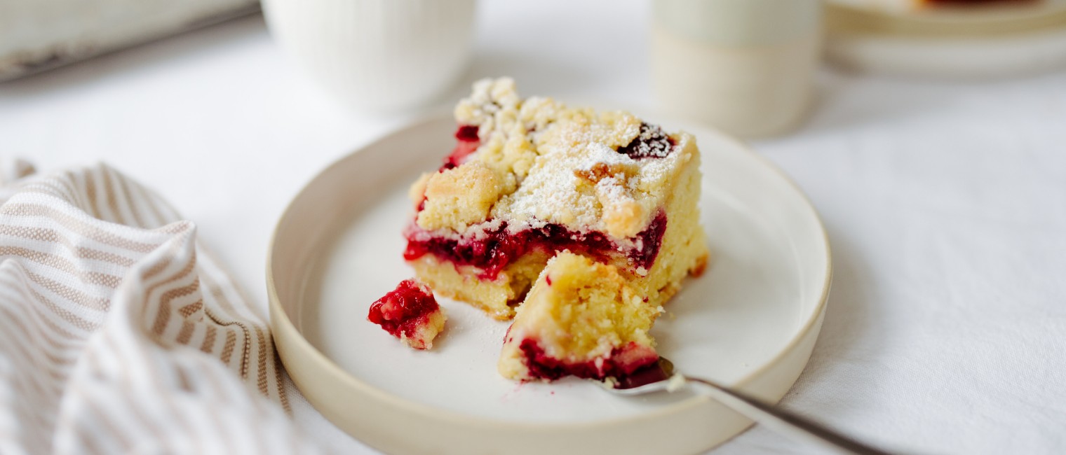 SPAR Mahlzeit Pudding Himbeer-Streuselkuchen