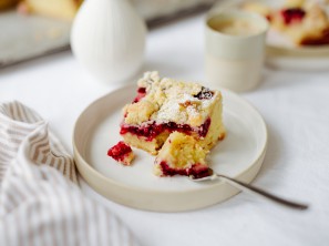 SPAR Mahlzeit Pudding Himbeer-Streuselkuchen