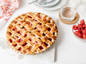 SPAR Mahlzeit Rhabarber Himbeer Pie