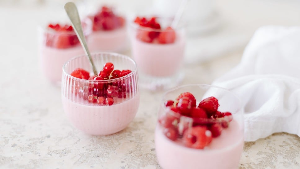 SPAR Mahlzeit Ribisel Panna Cotta