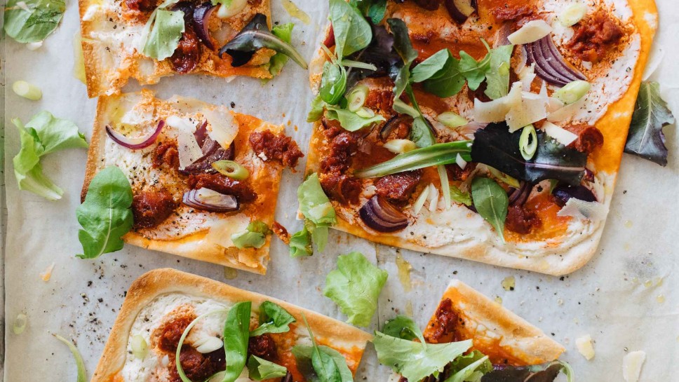 Mara Hohla, Flammkuchen, Spanien, Chorizo, Querformat