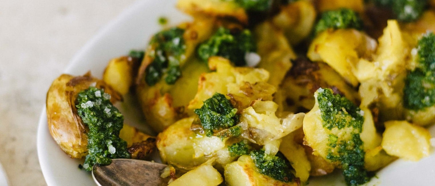 Mara Hohla, Patatas bravas, mojo verde, 2020, Spanien,  Querformat
