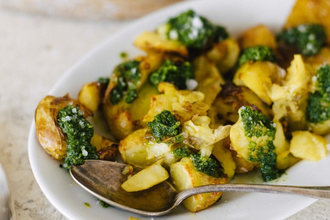Mara Hohla, Patatas bravas, mojo verde, 2020, Spanien,  Querformat