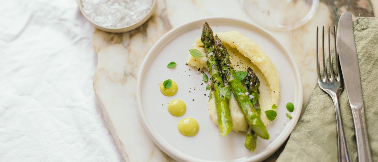 SPAR Mahlzeit Spargel Kartoffelcreme Hollandaise