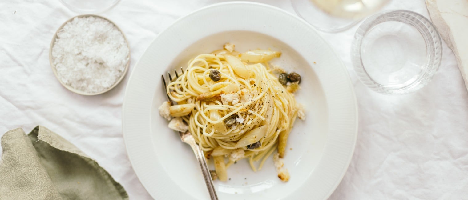 SPAR Mahlzeit Spargelpasta Kapern