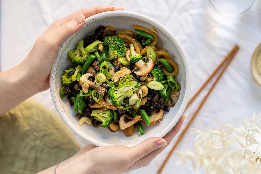 Tempeh Udon Nudeln » Rezept SPAR Mahlzeit!