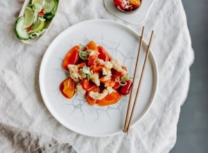 Knuspriges Hühnchen Süß Sauer