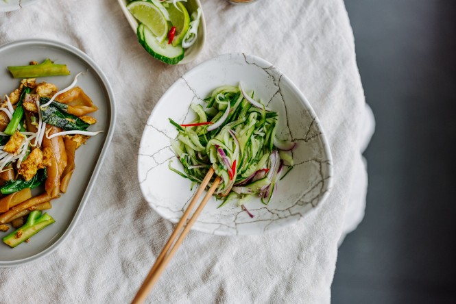 Thailändischer Gurkensalat