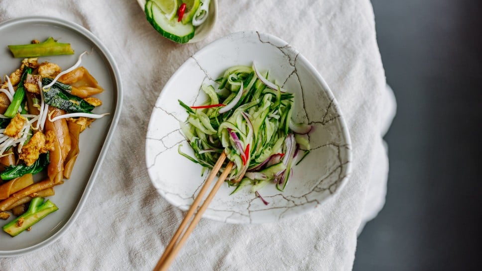 Thailändischer Gurkensalat