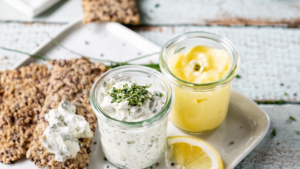 SPAR Mahlzeit Knäckebrot mit zwei Aufstrichen