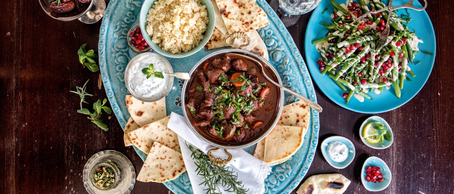 SPAR Mahlzeit Lammragout mit Minzjoghurt