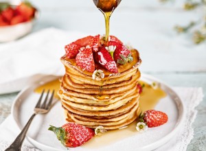 SPAR Mahlzeit Pancakes mit Erdbeeren