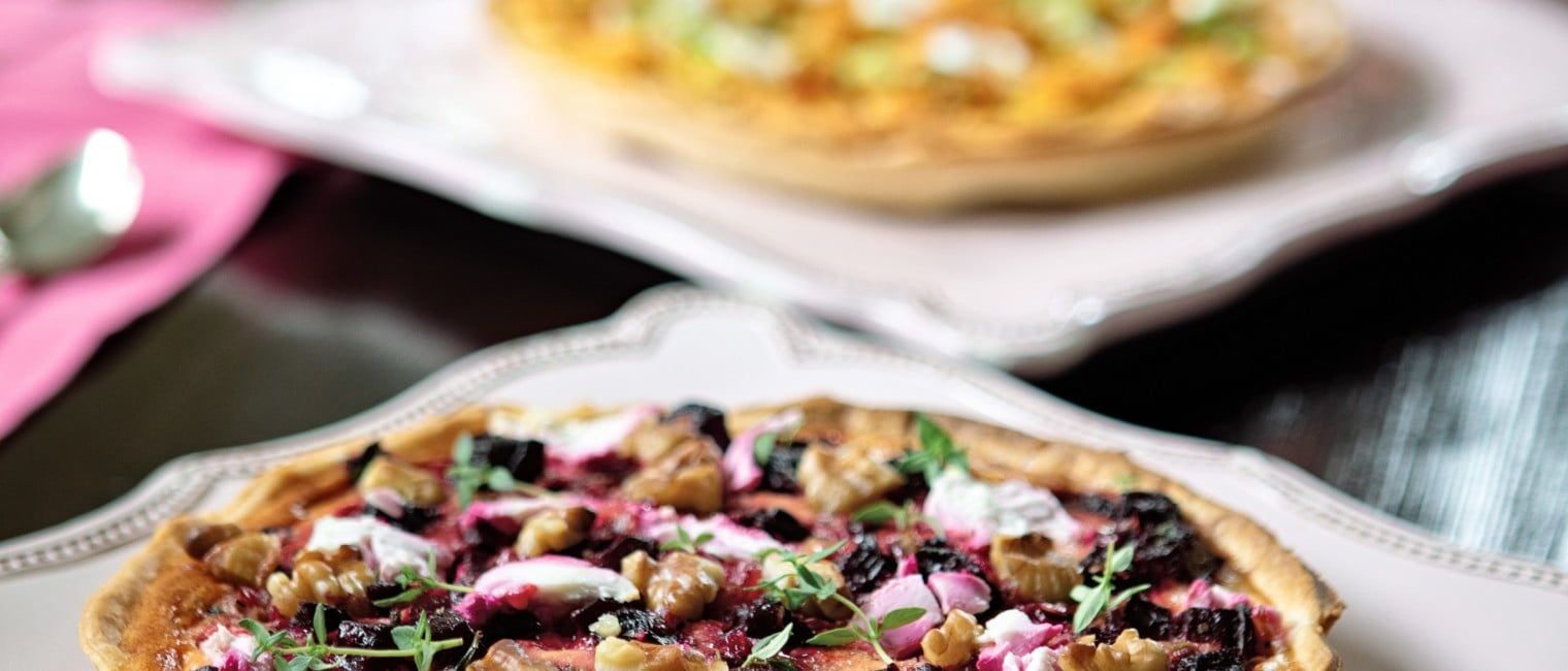 SPAR Mahlzeit Zweierlei Quiche mit Kürbis oder Roter Beete