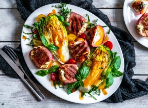 SPAR Mahlzeit Gefüllter Marillen Salat