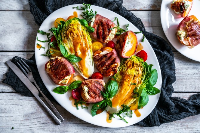 SPAR Mahlzeit Gefüllter Marillen Salat