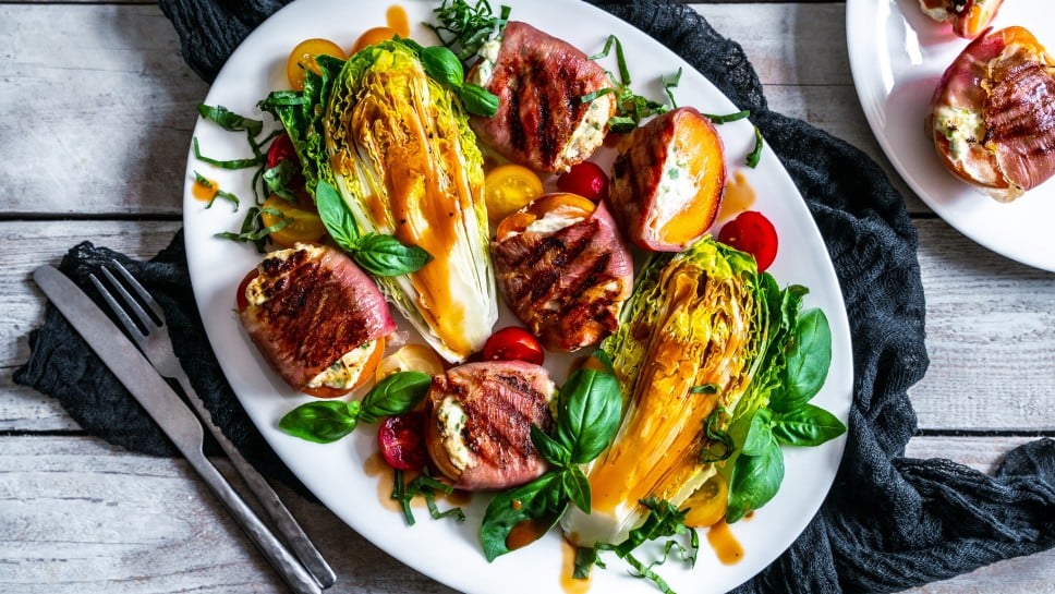 SPAR Mahlzeit Gefüllter Marillen Salat