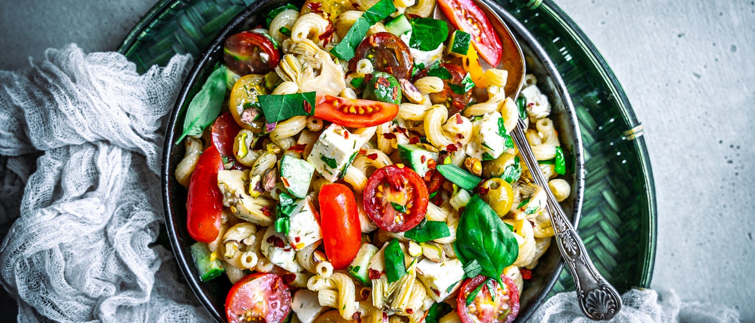 SPAR Mahlzeit Griechischer Nudelsalat