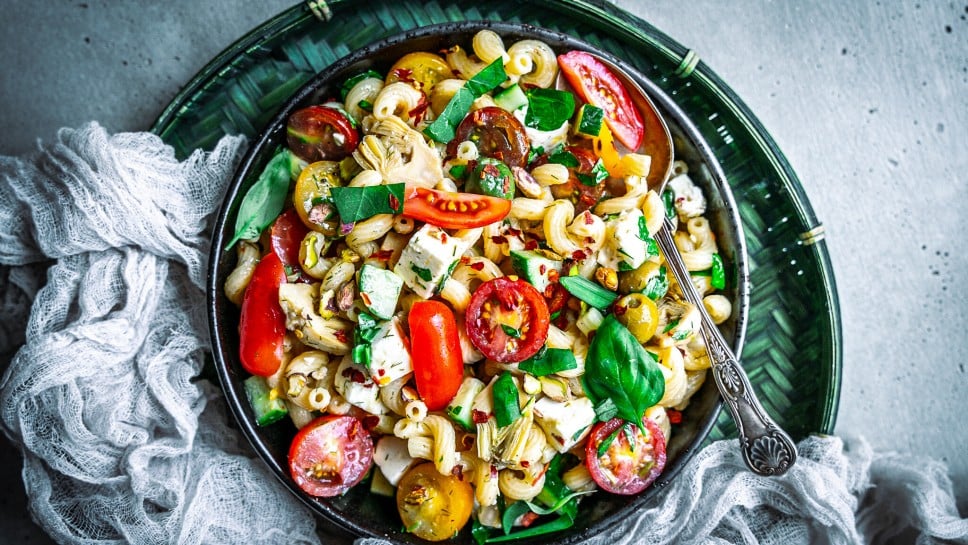 SPAR Mahlzeit Griechischer Nudelsalat