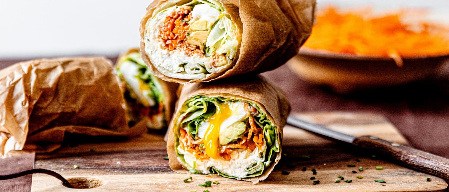 Schneller Salatwrap