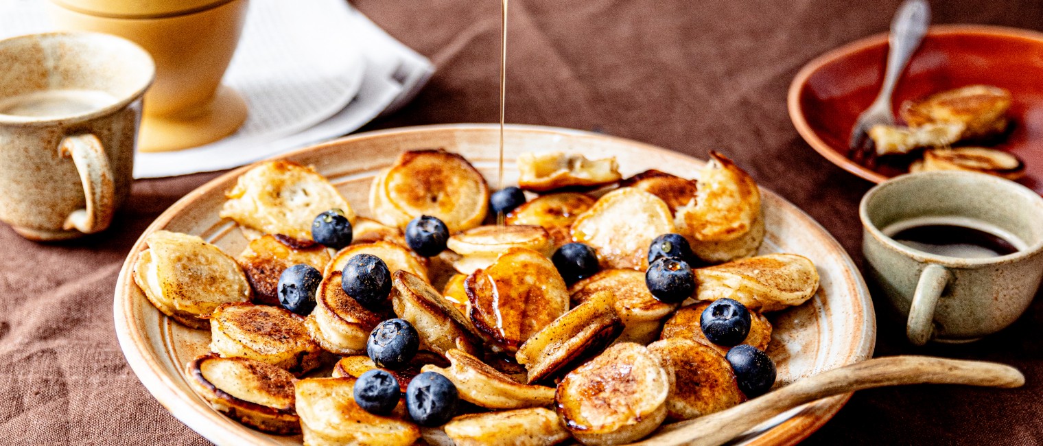 Bananen Pancake Bites