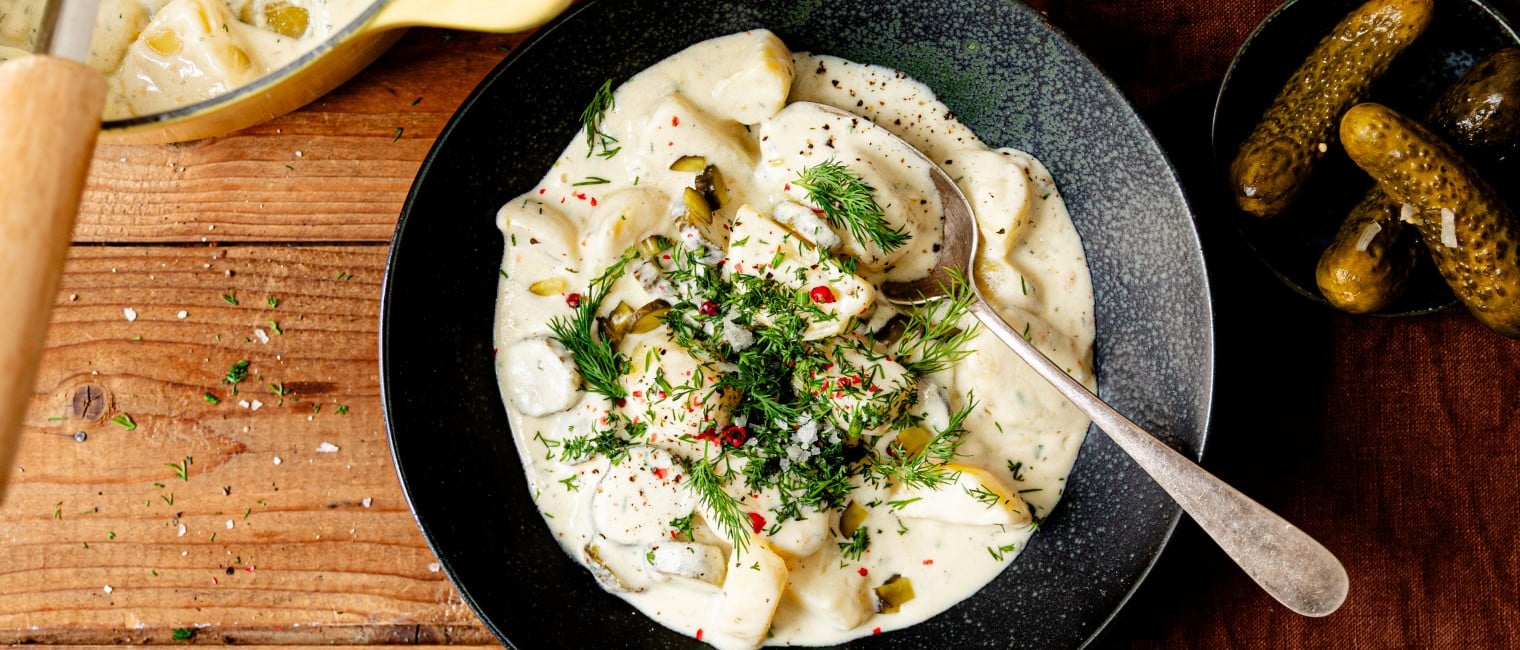 Einbrenn Dill Erdäpfel und Gurke