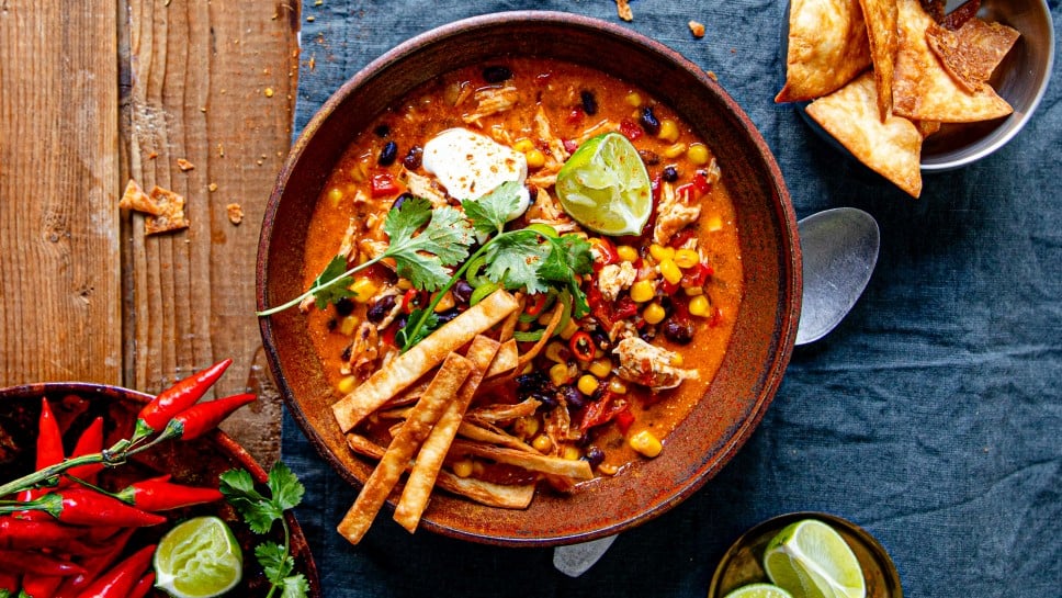Chicken Taco Suppe