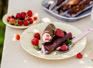 Himbeer-Schoko-Eis