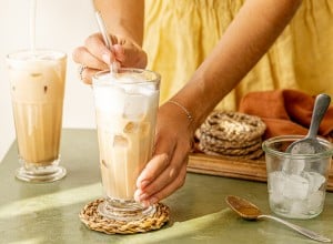 Tahini Iced Latte